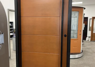 Fiberglass stained door