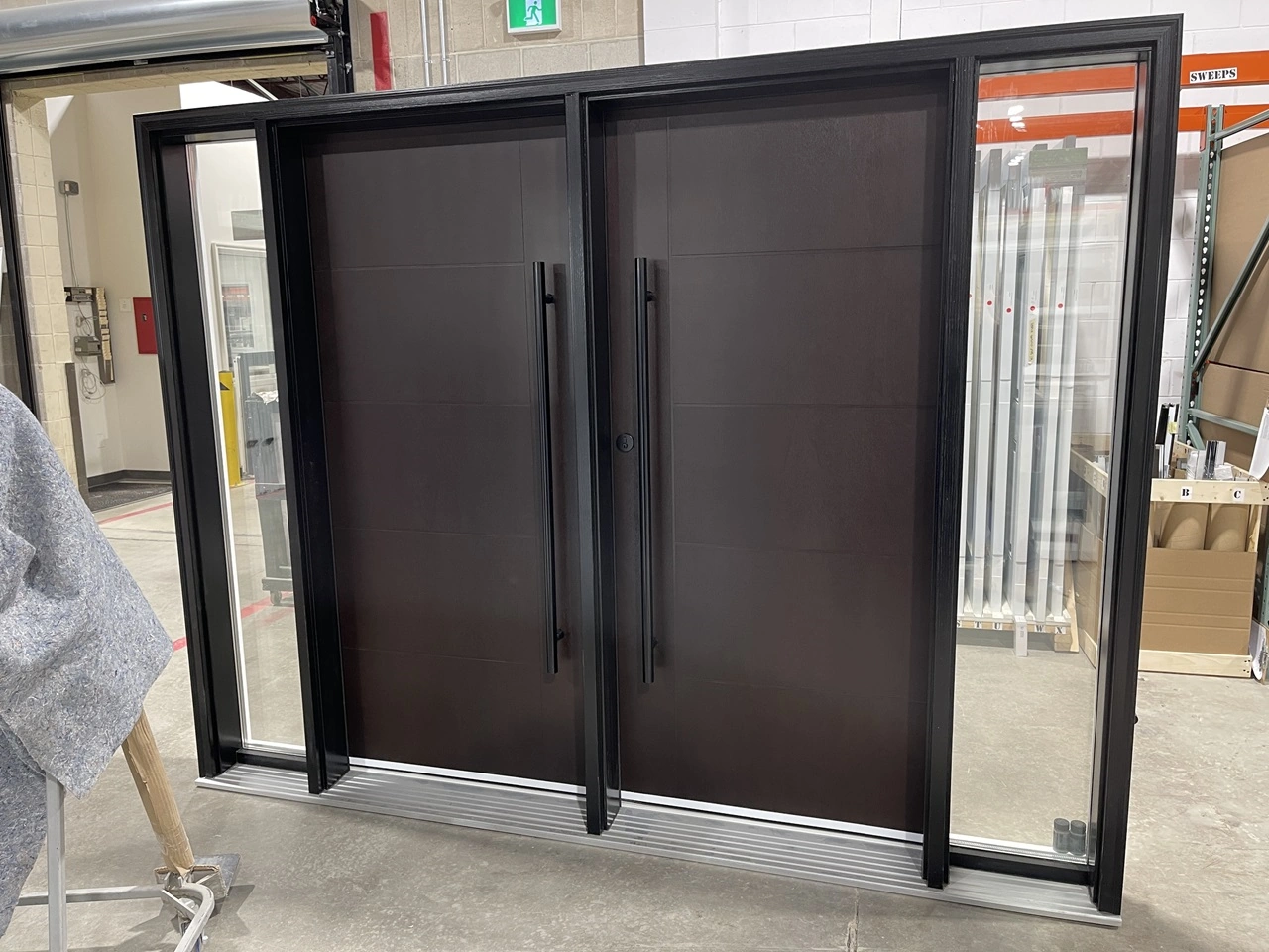 Fiberglass stained doors