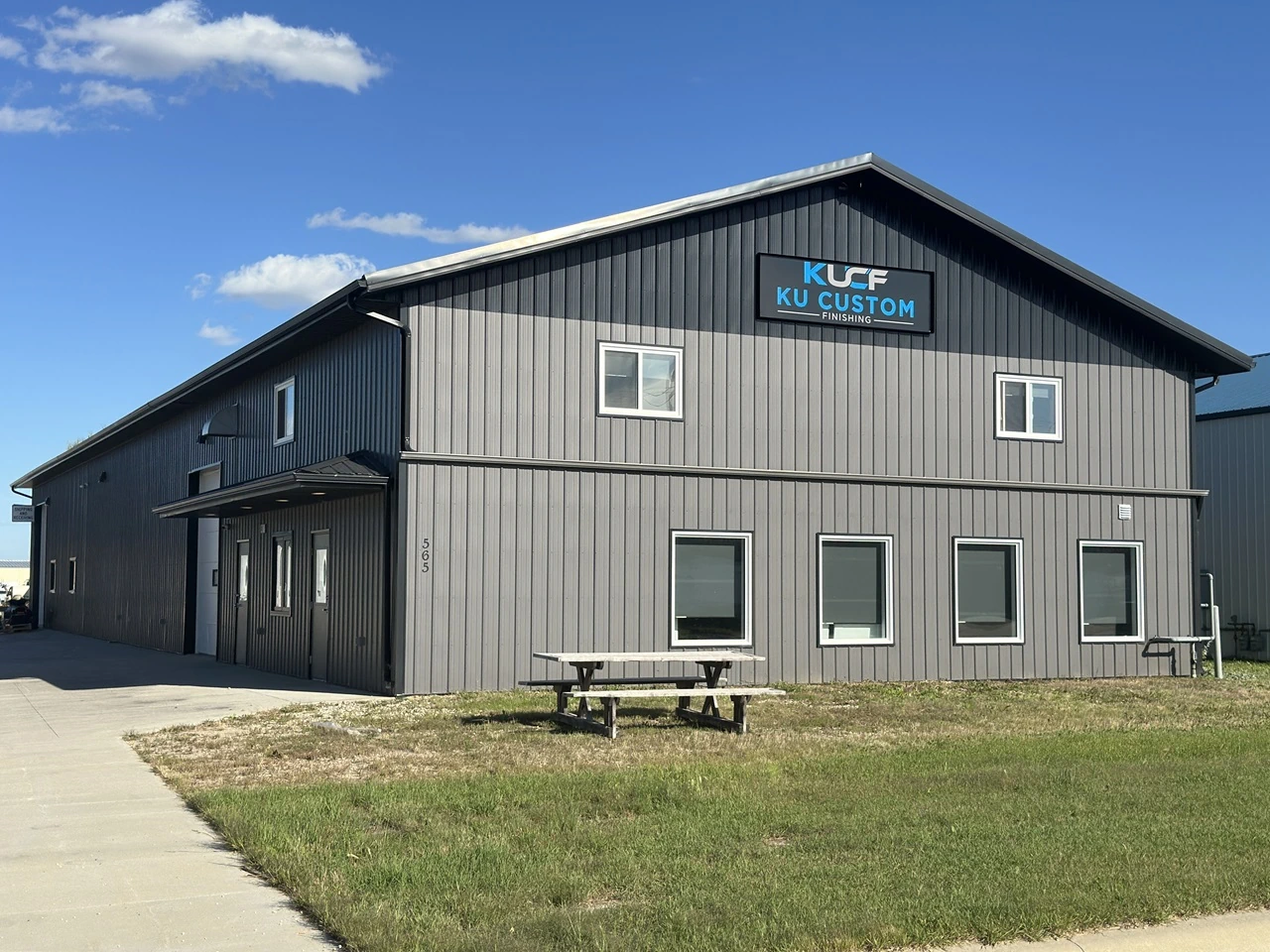 KU Custom Finishing shop exterior