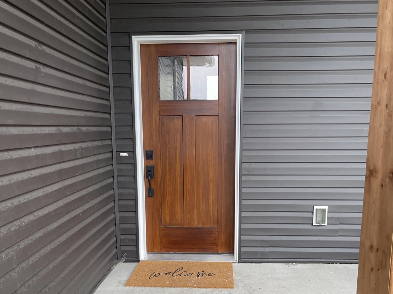 special effects wood graining front door